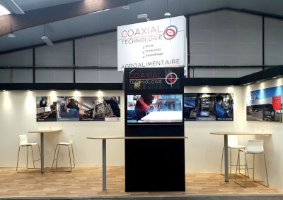 Société COAXIAL, CFIA Rennes 2021, Stand de 21m2